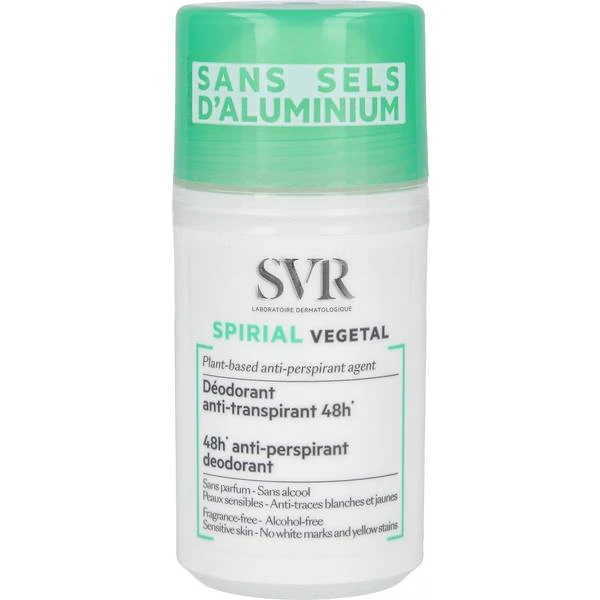 SVR Laboratoires Spirial Vegetal 48H Anti-perspirant Deo Roll-on 50ml 1 SVR Laboratoires Spirial Vegetal 48H Anti-perspirant Deo Roll-on 50ml