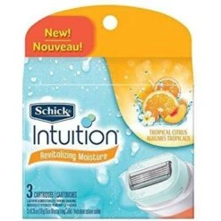 Schick Intuition Revitalizing Moisture Refill Cartridges,Tropical Citrus, 3-Count