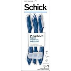 Schick Precision Razor Precision Razor For Men, Edging Razors, Disposable Razors Men, 3 Count