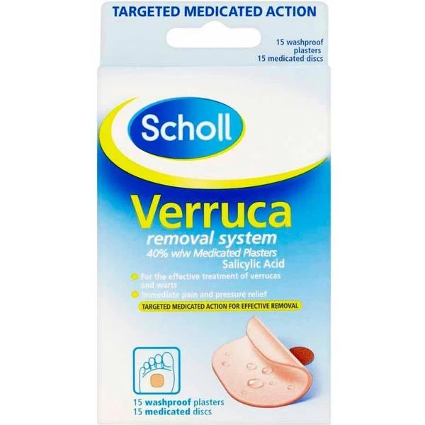 Scholl Verruca Removal Plasters Foot Care 1 Scholl Verruca Removal Plasters Foot Care