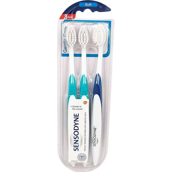 Sensodyne Gentle Care Triopack Soft Soft Toothbrushes 3 3 1 Sensodyne Gentle Care Triopack Soft Soft Toothbrushes 3 3