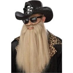 Sharp Dressed Man Beard Brown One-Size