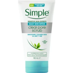 Simple Daily Skin Detox Clear Pore Scrub 150ml