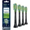 Sonicare Genuine W3 Premium White Replacement Toothbrush Heads, 4 Brush
