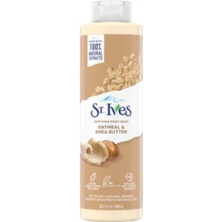 St. Ives Soothing Oatmeal & Shea Butter Body Wash Cleanser To Moisturize Skin 22 Fl Oz