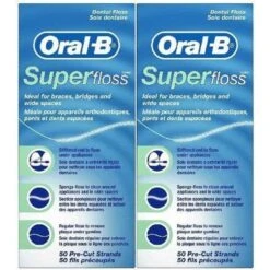 Super Floss Mint Dental Floss For Braces Bridges