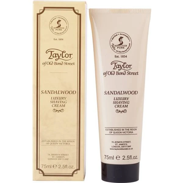 Taylor Of Old Bond Street Sandalwood Shaving Cream Tube 75ml 1 Taylor Of Old Bond Street Sandalwood Shaving Cream Tube 75ml