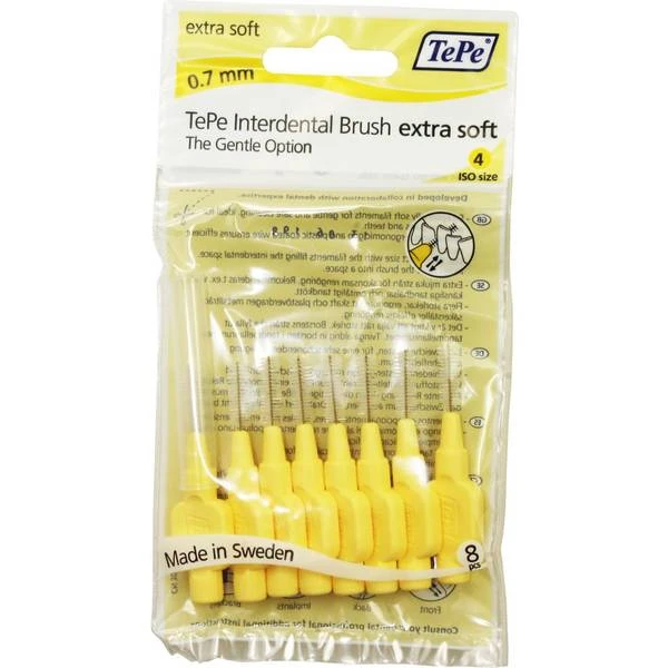 TePe Extra Soft 0.7mm 8-pack 1 TePe Extra Soft 0.7mm 8-pack