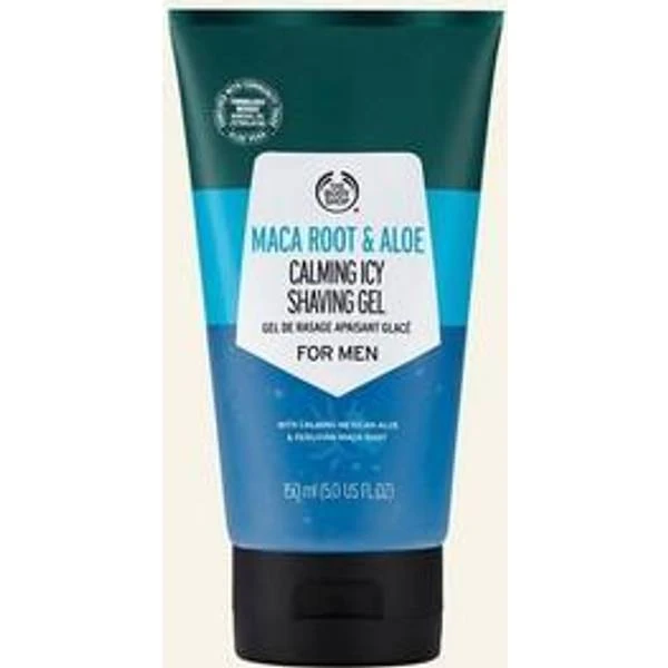 The Body Shop Maca Root & Aloe Calming Icy Shaving Gel 1 The Body Shop Maca Root & Aloe Calming Icy Shaving Gel