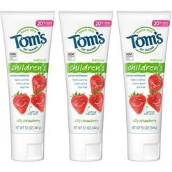 Tom's Of Maine Children's Natural Fluoride Toothpaste 3 Pack