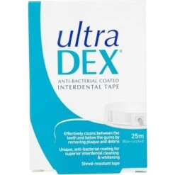 UltraDEX Anti-Bacterial Coated Interdental Tape 25M