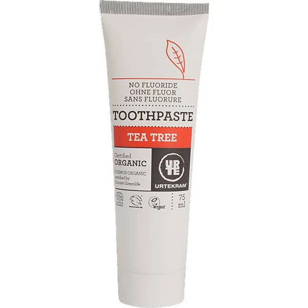 Urtekram Tea Tree Organic Toothpaste 75ml 1 Urtekram Tea Tree Organic Toothpaste 75ml