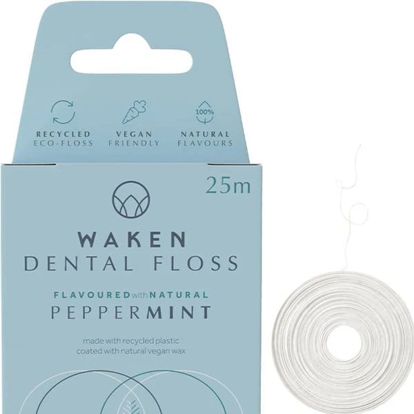 Waken Dental Floss Peppermint 25m 1 Waken Dental Floss Peppermint 25m