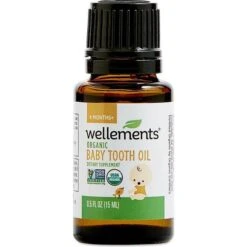 Wellements Organic Baby Tooth Oil .5 Oz