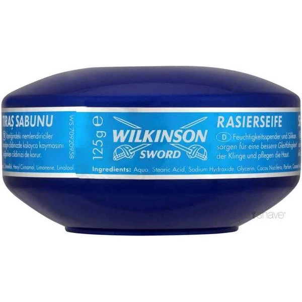 Wilkinson Sword Shaving Soap Bowl 125g 1 Wilkinson Sword Shaving Soap Bowl 125g